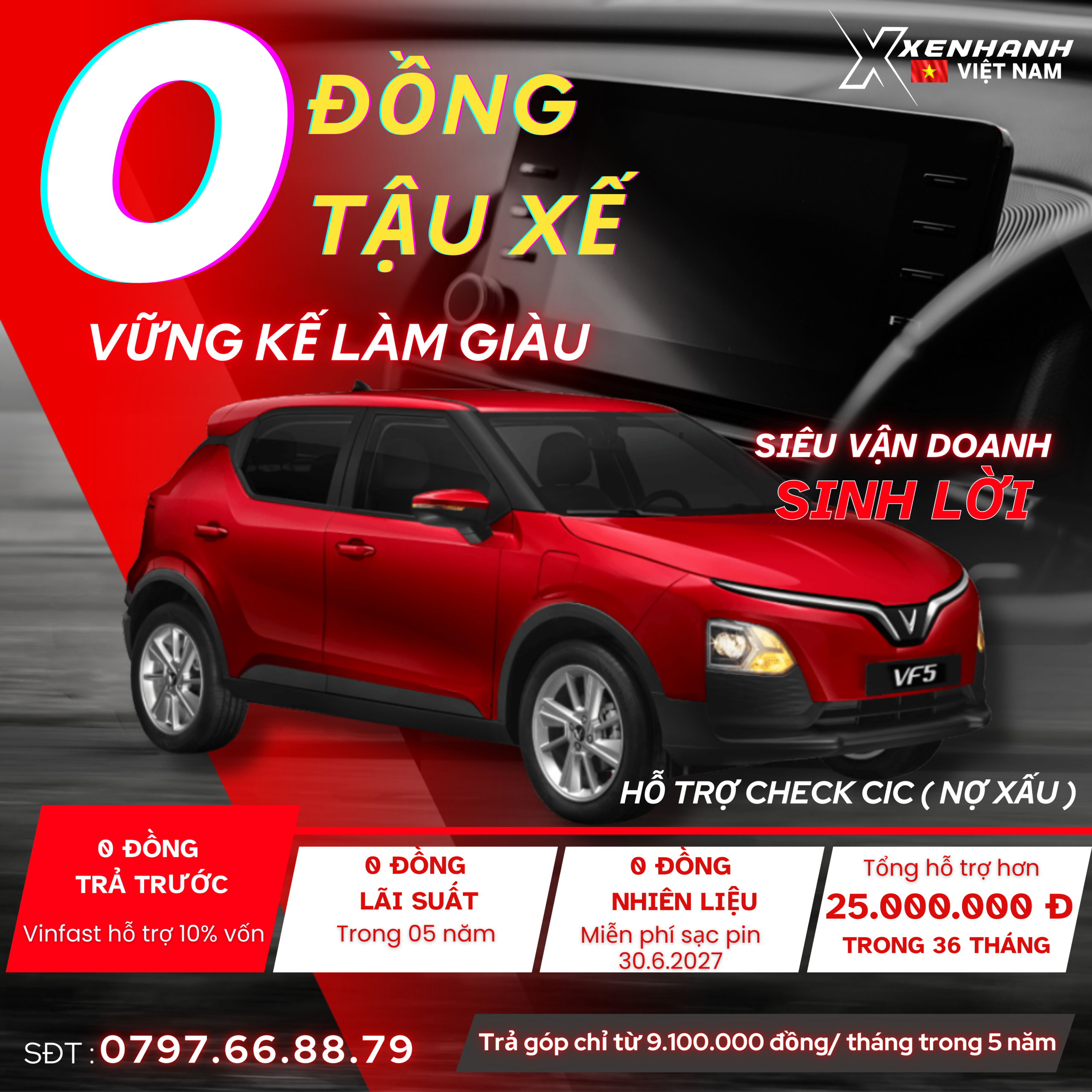 Mua xe VinFast chỉ với 0 đồng trả trước 1 Mua xe VinFast chỉ với 0 đồng trả trước