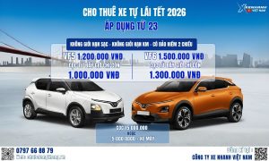 VỀ QUÊ ĂN TẾT AN TÂM – TRẢI NGHIỆM XE ĐIỆN VINFAST CÙNG XE NHANH VIỆT NAM