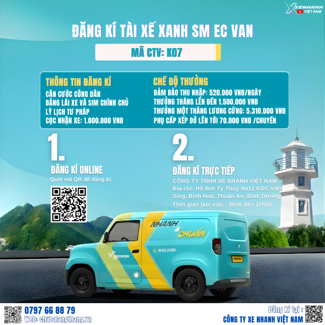 Tham gia Xanh SM ECVAN – Việc linh hoạt, lương ổn định, hỗ trợ hồ sơ