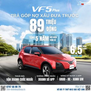 VinFast VF5 Plus – Giải pháp mua xe linh hoạt cho khách hàng nợ xấu