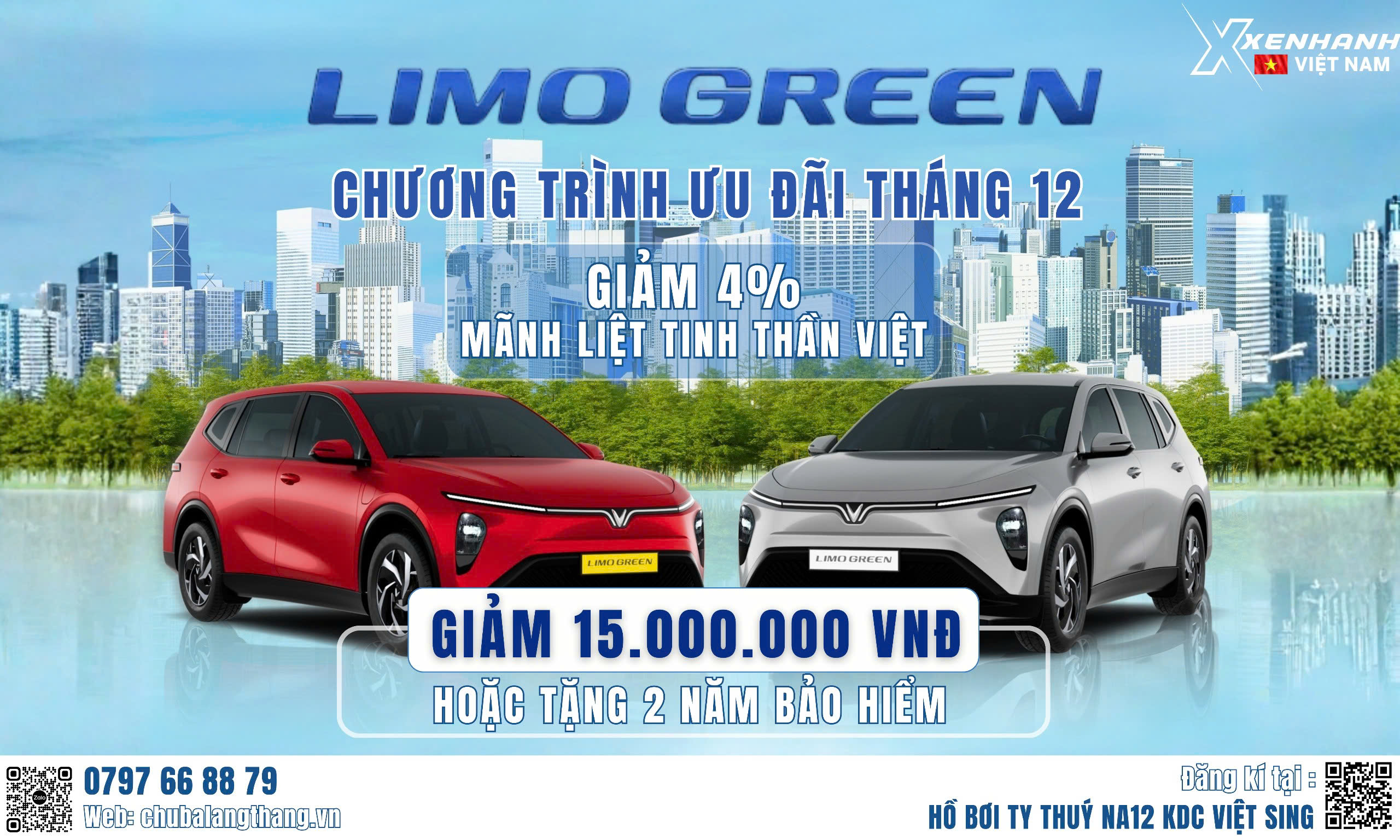 Limo Green – Chương trình ưu đãi đặc biệt tháng 12