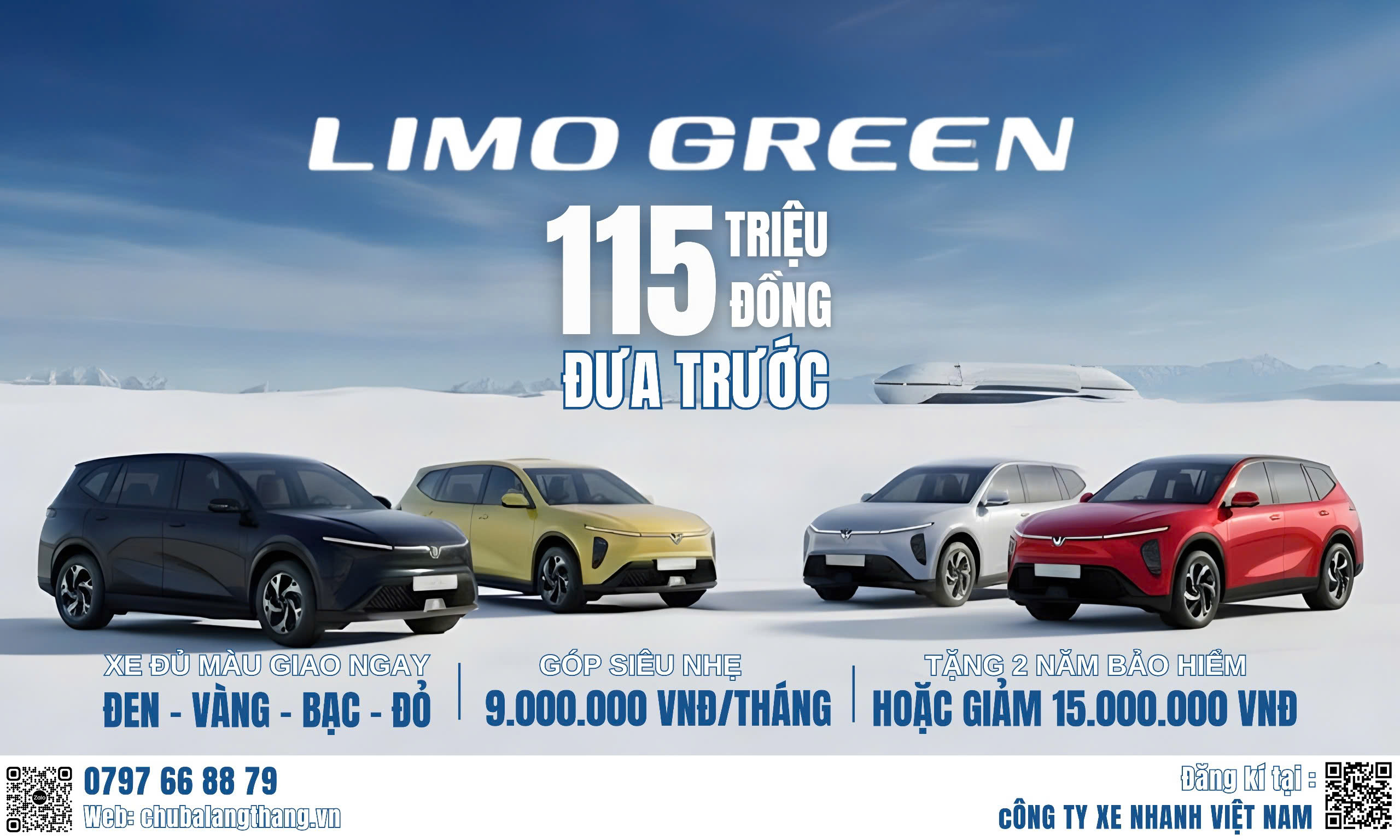 Limo Green – Cơ hội sở hữu xe điện chỉ từ 115 triệu đồng đưa trước