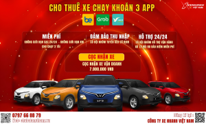 Cho Thuê Xe Chạy Khoán 3 App – Thu Nhập Ổn Định Mỗi Ngày