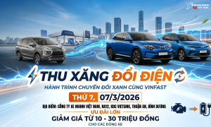 Thu Xăng Đổi Điện 2026: Đổi Xe Cũ Nhận Ưu Đãi Đến 30 Triệu
