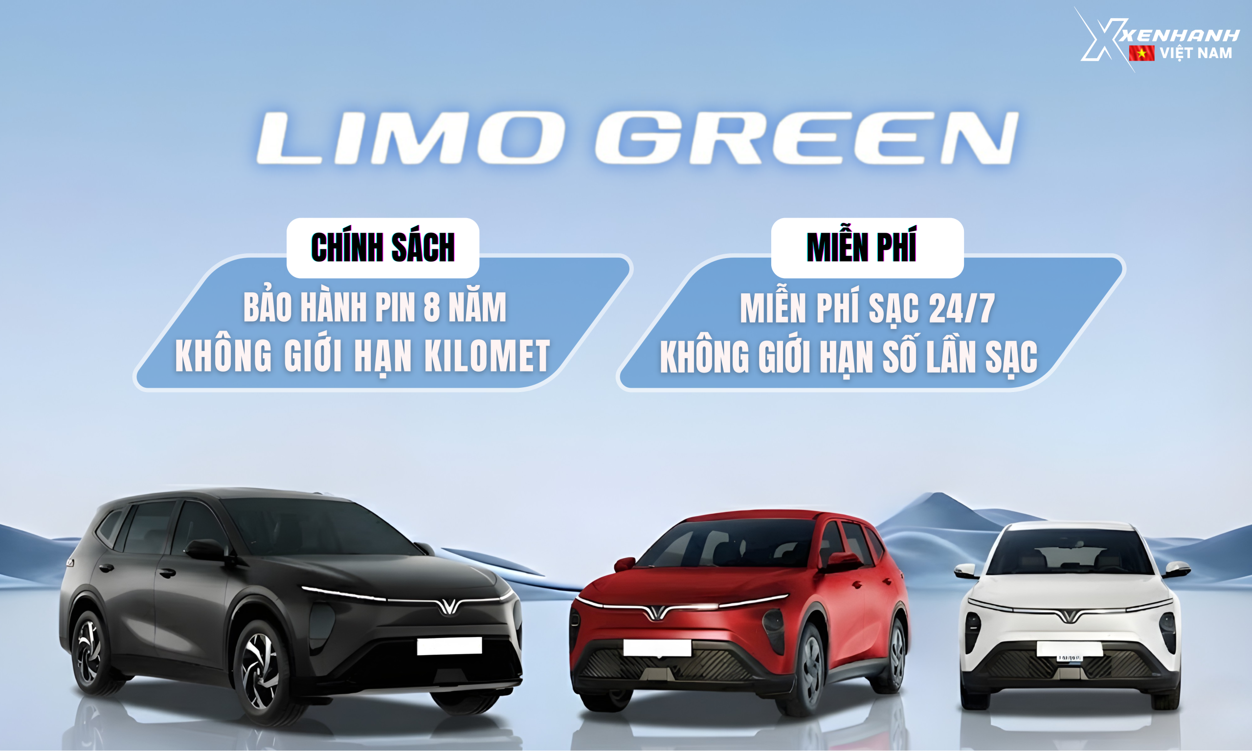 Sạc 0 Đồng 24/7 Với Limo Green – Chạy Nhiều Lãi Càng Cao
