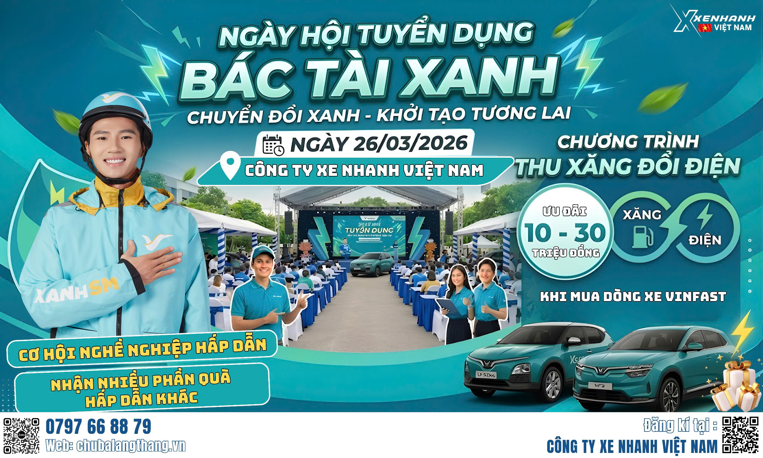 NGÀY HỘI TUYỂN DỤNG BÁC TÀI XANH
