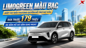 🚗 💥 LIMOGREEN MÀU BẠC – SẴN XE, SẴN HỒ SƠ, NHẬN XE NGAY HÔM NAY! 🚗 💥