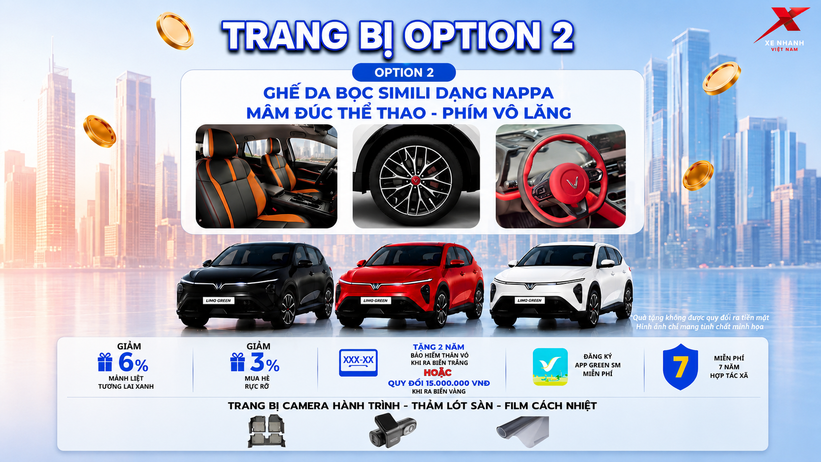 🔥 CHỐT XE NGAY HÔM NAY - RINH TRỌN GÓI NÂNG CẤP "OPTION 2" ĐẲNG CẤP! 🔥