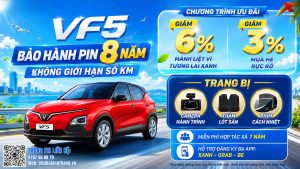⚡️ VINFAST VF5 – ĐẲNG CẤP XE DỊCH VỤ, TRANG BỊ SẴN CHẤT LƯỢNG ĐẾN TỪNG CHI TIẾT!